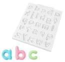 Katy Sue Silicone Mould - Domed Alphabet Lowercase